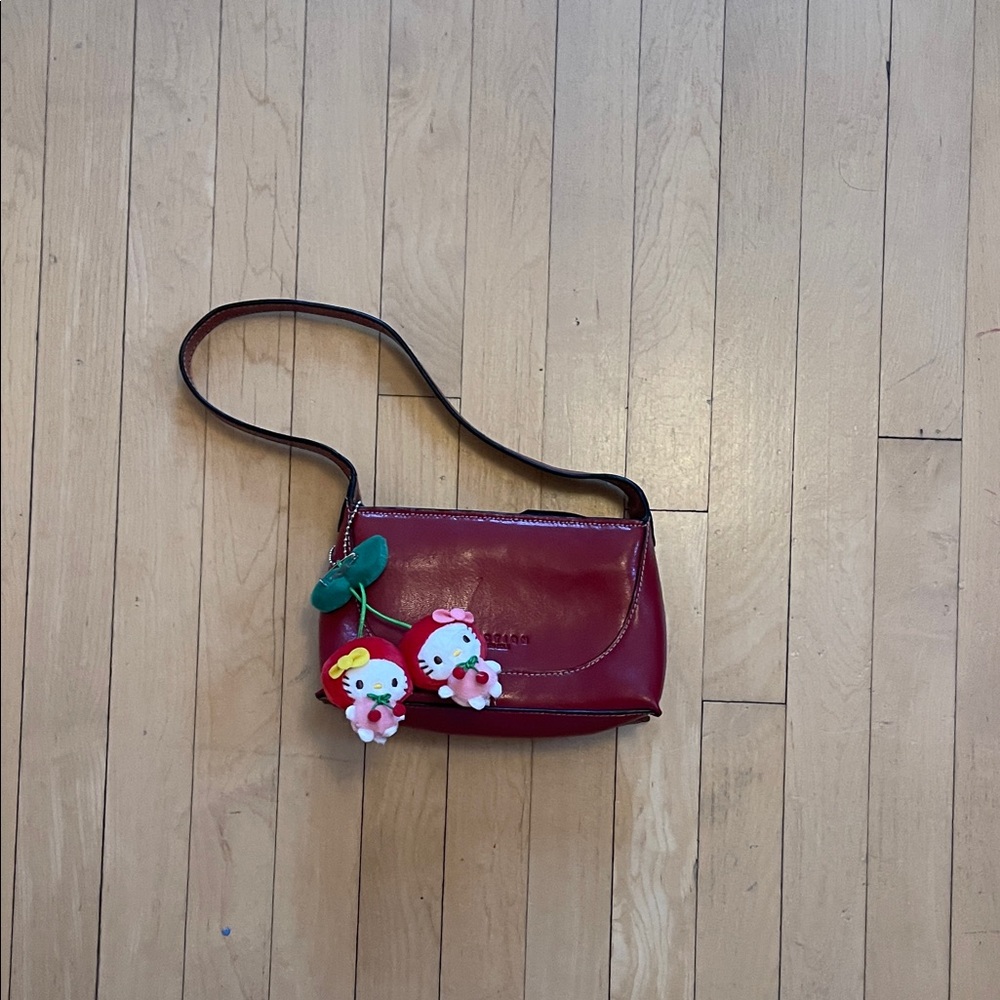 Reaction Kenneth Cole Cherry Red Shoulder Bag